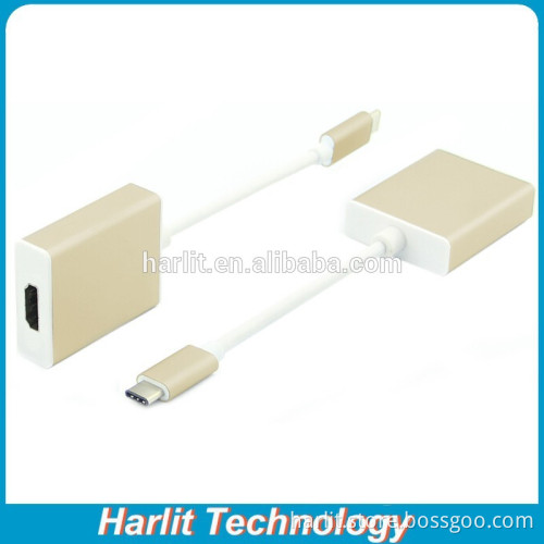 USB Type C 1080p HDTV Adapter Hub Cable For Apple Macbook Type C To HD converter